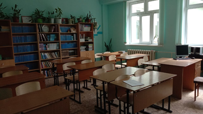 Кабинет русского языка и литературы.